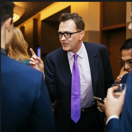 Dr. David Lynn at an industry leadership event